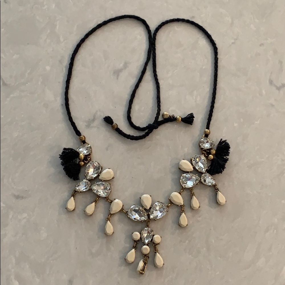 JCrew rope necklace.
